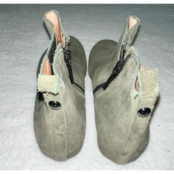 Donald J Pliner green Sport Suede Ankle Boot - BELLE-23 - size 7.5 - E7 - Picture 3 of 6